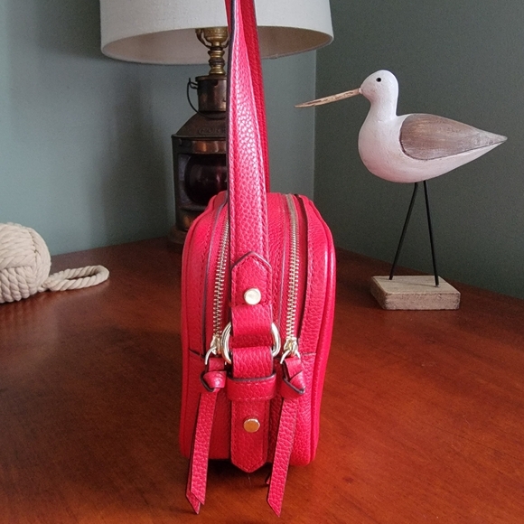 Kate Spade Mulberry Street Pyper Crossbody Bag Red Pebbled Leather WKRU3925 - Picture 6 of 16